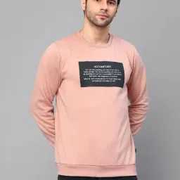Rigo Pink Round Neck Sweatshirt-11