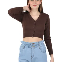 Monte Carlo Dark Brown Cardigan-47