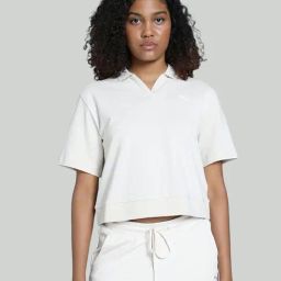 Puma White Cotton Relaxed Fit Top-picture-45