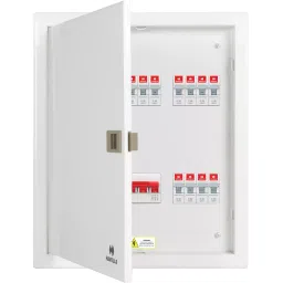 Havells 4 Way Phase Selector Horizontal-4 Quadrant Distribution Board, DHDSCHDRZ04063-14