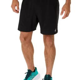 Asics Men's Performance Black & Graphite Grey Road 7in Shorts-picture-22
