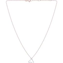 Bhima Jewels 18k (750) Rose Gold Diamond Radiant Fancy Chain Necklace for Women-picture-47