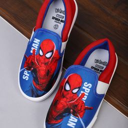 Kids Ville Boys Spiderman Printed Canvas Casual Shoes-30