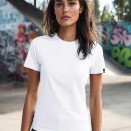 Bewakoof White Regular Fit T-Shirt-picture-30