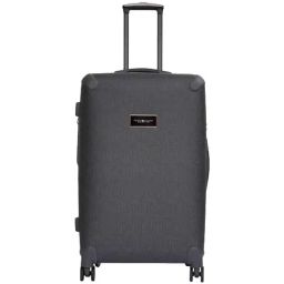 Tommy Hilfiger Grey Printed Large Hard Cabin Trolley Bag-image-15