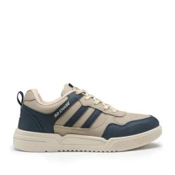 Asian CRUZER-01 Men's CRUZER-01 Navy & Brown Sneakers-picture-42