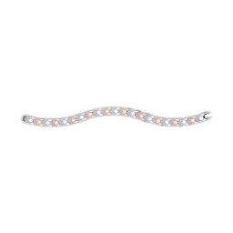 Rihi by P.C. Chandra Jewellers Sterling Silver Dual Tone Stone Bracelet For Women-image-43
