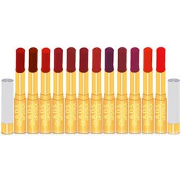A.D.S Set Of 12 Moisturizing Smudge Proof Long Lasting Matte Lipstick - 1.8 gm - Shade - C-43