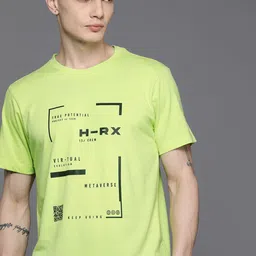HRX by Hrithik Roshan Printed Lifestyle T-shirt-image-23