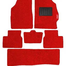 Elegant Miami Polypropylene Red Carpet Car Mat Compatible With Tata Safari 2021 7 Seater Auto-image-60