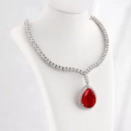 GIVA 92.5 Sterling Silver Titanic Necklace-image-2