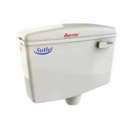 SUPREME Sutlej Series Single Flushing Cistern PVC 10 L, White-image-7