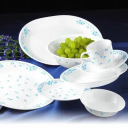 Corelle Provincial ?White & Blue ?Glass 57Pcs Dinner Set-picture-31