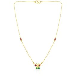 Malabar Gold & Diamonds BIS hallmarked (916) 22k Yellow Gold Necklace for Women,Close to Neck-image-33