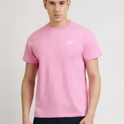 Reebok Pink Cotton Regular Fit Sports T-Shirt-picture-29