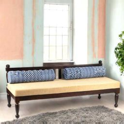 Ikiriya Daylesford Multicolor Sheesham Wood Mid Century Couch in Dark Walnut Finish-image-25