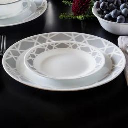 Corelle Modena Multicolor ?Glass 30Pcs Dinner Set-image-46