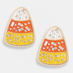 Sohi Gold Plated Party Designer Stone Drop Earrings-35