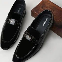 Imperio by Regal Men's Black Formal Loafers-image-95
