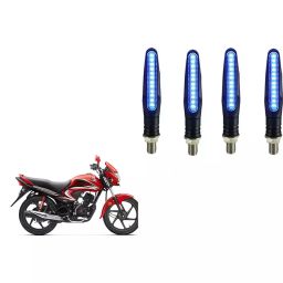 Cartronics Pencil Type Blue LED Indicator for Honda CD 110 Dream(Pack of 4 Pcs)-22