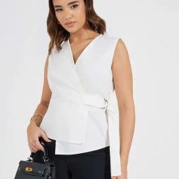 Styli Off White Plain Top-picture-32