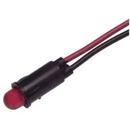 VCC PANEL MOUNT INDICATOR, LED, 4.01MM, GREEN, 12V, 5110F5-12V-picture-27