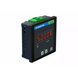 Elmeasure Ammeter with Accuracy Class 1, Size 96x96 mm and Aux 40 - 300 V AC/DC, SL003A+10000-39