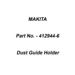 Makita Dust Guide Holder Suitable For LS002, Part No 412944-6-image-71