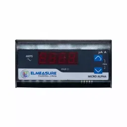 Elmeasure Single Phase Ammeter with Accuracy Class 1 and Size 96x48 mm, MA000AP10000-24