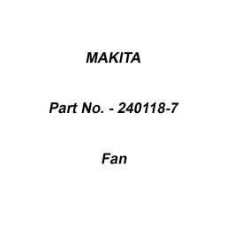 Makita Fan Size 65 mm Suitable For MT430, Part No 240118-7-picture-44