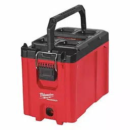 Milwaukee Plastic Tool Box 9 7/8 inch Width, 56LA43-41