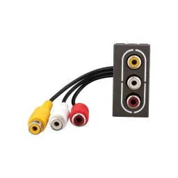 Legrand Preterminated Audio/Video Connector Myrius Charcoal Grey 1 Module, 6794 67-27