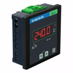Elmeasure Ammeter with Accuracy Class 1, Size 96x96 mm and Aux 40 - 300 V AC/DC, SL000A+10000-31