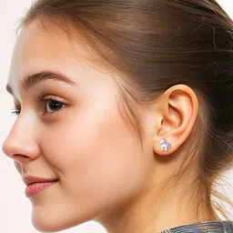 HighSpark 925 Sterling Silver Unicorn Studs Earrings-image-23
