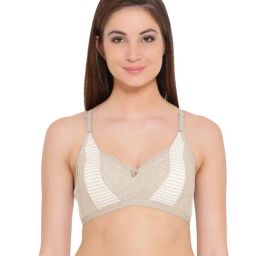 Clovia Grey Non-Wired Non-Padded Full Coverage Bra-image-86