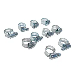 Johnson Tools 10 to 19 mm Clear Hose Clamp (Pack of 20)-23