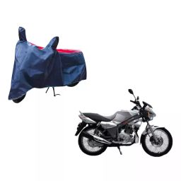 Auto Pearl Waterproof Two Wheeler Cover For LML Graptor (Red & Blue)-image-66