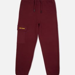 Pepe Jeans Woven Ankle Length Washed Colour Trouser - Red-picture-28