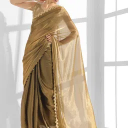 Kalista Sequinned Embellished Organza Saree-picture-25