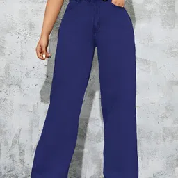 MK Women Comfort Wide Leg High-Rise Jeans-picture-17