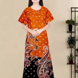 PR PINK ROYAL Printed Maxi Nightdress-image-63