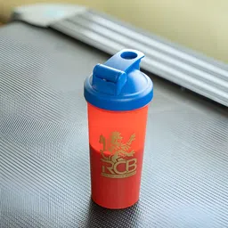 BOLDFIT Red & Blue RCB Printed BPA Free Shaker Water Bottle 700ml image 2