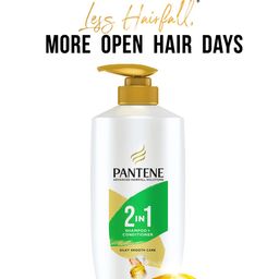 Pantene Set of 2 Advanced Hairfall Solution 2 in 1 Shampoo + Conditioner - 650 ml Each image 2