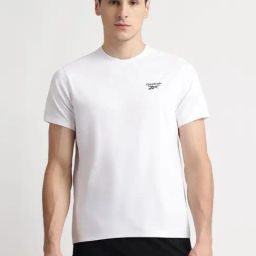 Reebok White Cotton Regular Fit Sports T-Shirt-picture-35