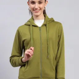 Monte Carlo Green Polyester Blend Solid Full Sleeve Sweatshirt-picture-44