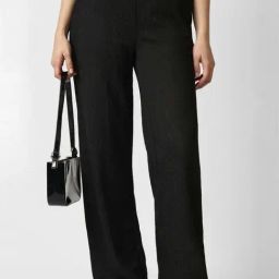 Van Heusen Black Regular Fit Trousers-picture-22