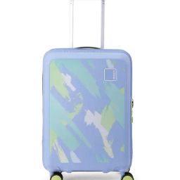 American Tourister Blue Elbrus+ Printed Small Cabin Trolley-picture-4