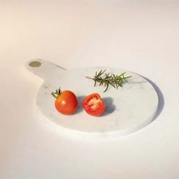 ellementry Moonshine White Marble Round Chopping Board - Set of 1-image-68