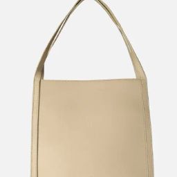 Van Heusen Beige Solid Free Size Shoulder Handbag-30