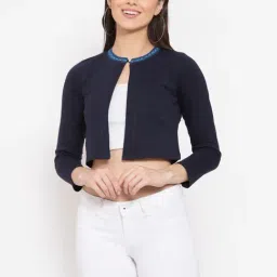 Style Quotient Style Quotient Round Neck Crop Shrug-32
